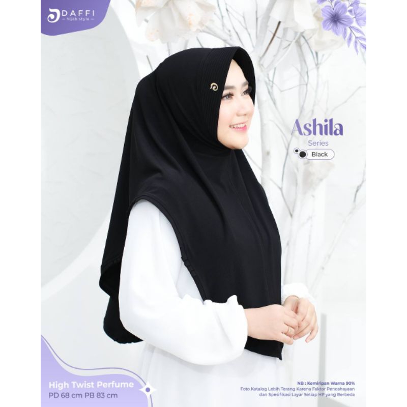 Daffi Hijab | Ashila series - Jersey hightwist parfume - Hijab syari kekinian