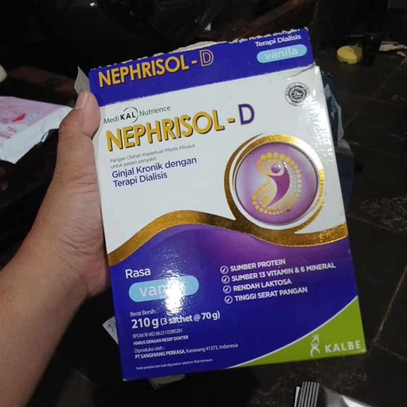 

Neprisol D vanila, 2 bungkus susu ginjal kronis (isi 2 bungkus)