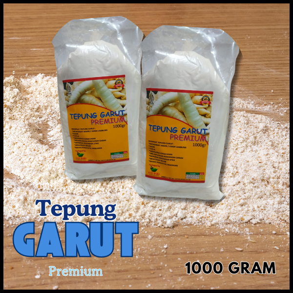 

TEPUNG GARUT IRUT premium SOLUSI ASAM LAMBUNG,MAAGH,GERD,TUKAK LAMBUNG 1kg