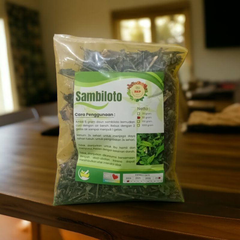

Sambiloto Kering 50 gram