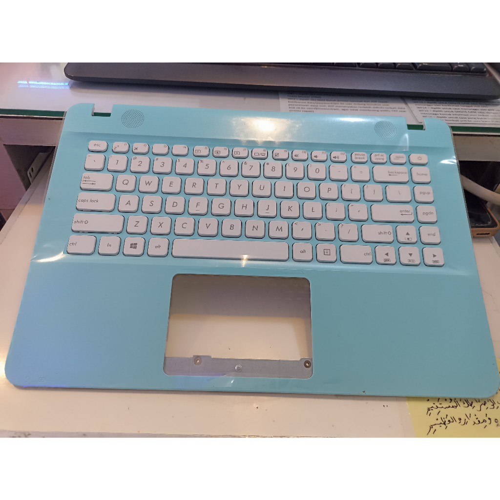FRAME KB ASUS X441NA BLUE - ORIGINAL GARANSI