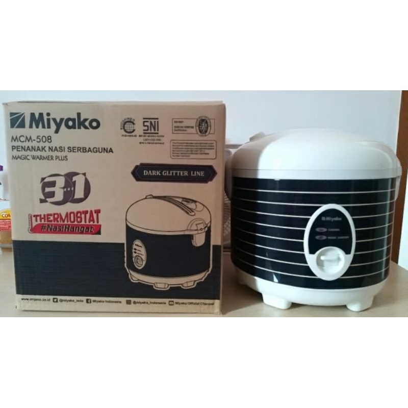 3in1 Miyako MCM-508 Penahan Nasi Serbaguna Magic Warmer Plus Dark Glitter Line