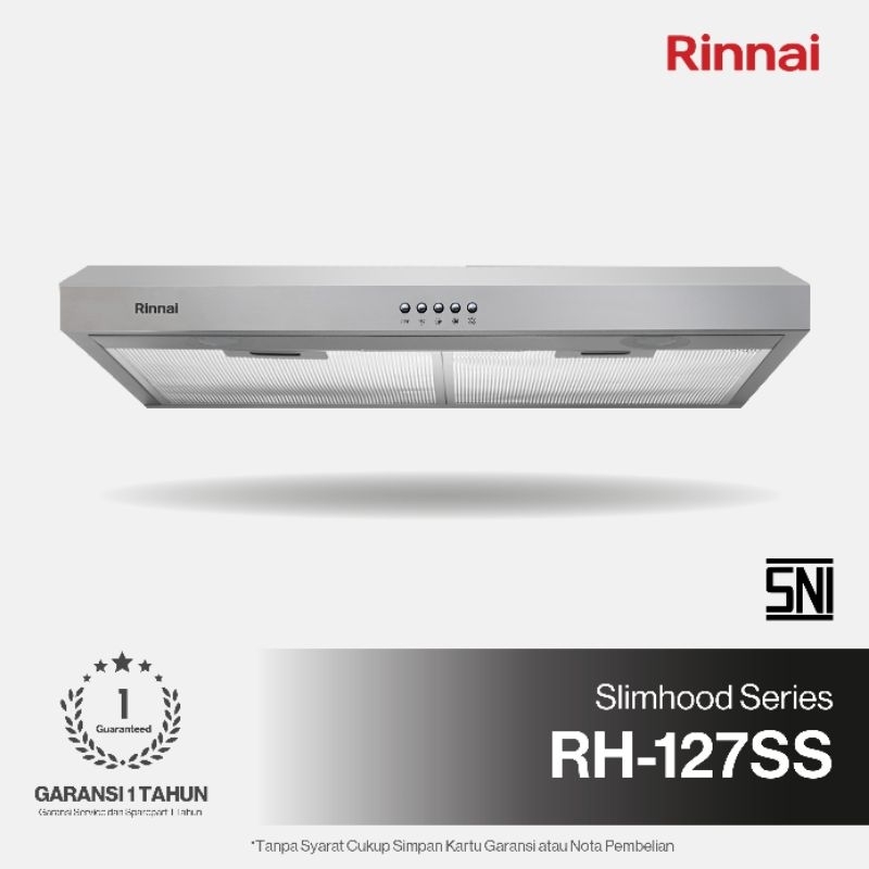 Cooker Hood Rinnai stainless 70cm RB-127SS