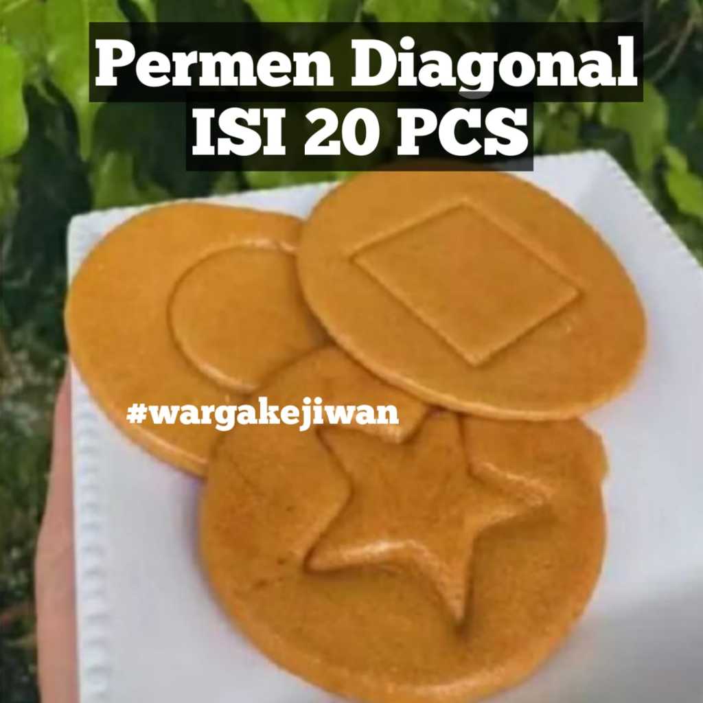 

Dalgona Candy ISI 20 PCS Permen Sekuid Game