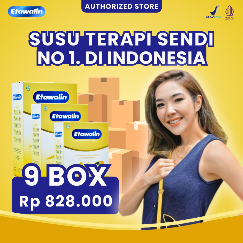 

Etawalin Susu Kambing Etawa Untuk Asam Urat Original 9 Box
