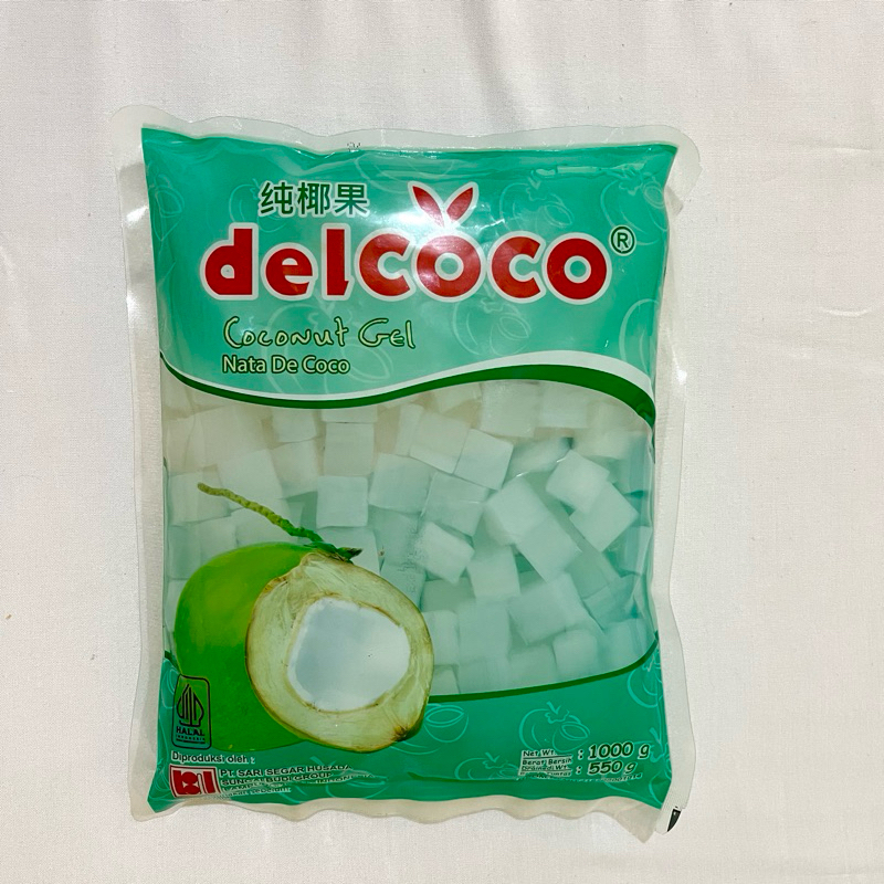 

Delcoco Coconut Gel Nata De coco 1000 g