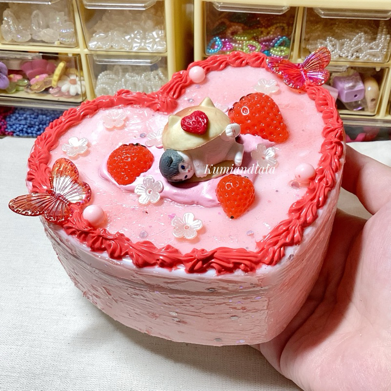 {READY STOCK} Fake Cake Box - Kotak perhiasan fakecake| Jewelry Box Fake Cake