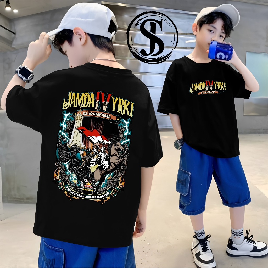 LENGAN PENDEK HITAM KAOS ANAK JAMDA IV DIY - KAOS JAMDA IV YRKI PENGPROV DIY by KAGA CREATIVE - KAOS