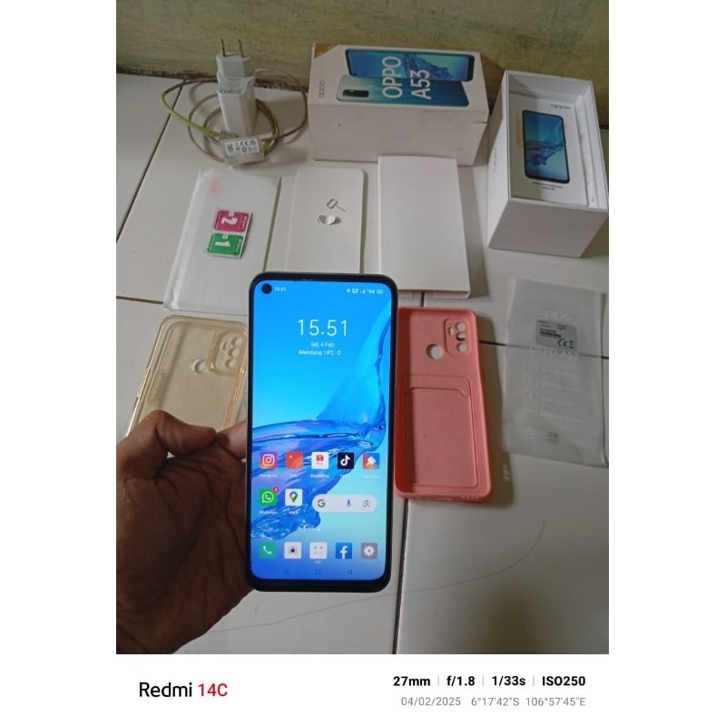 oppo A53 Ram 4/128 fulloriginal