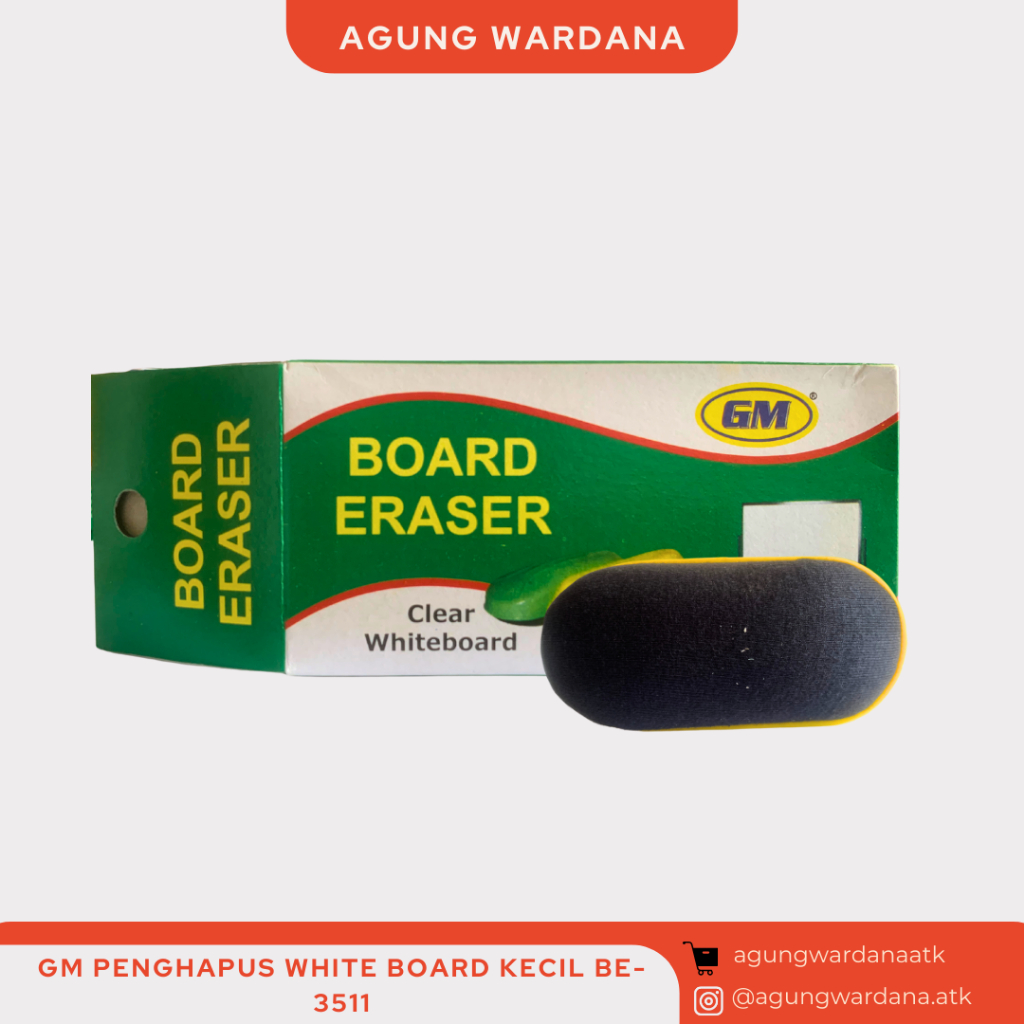 

GM PENGHAPUS WHITE BOARD KECIL BE-3511