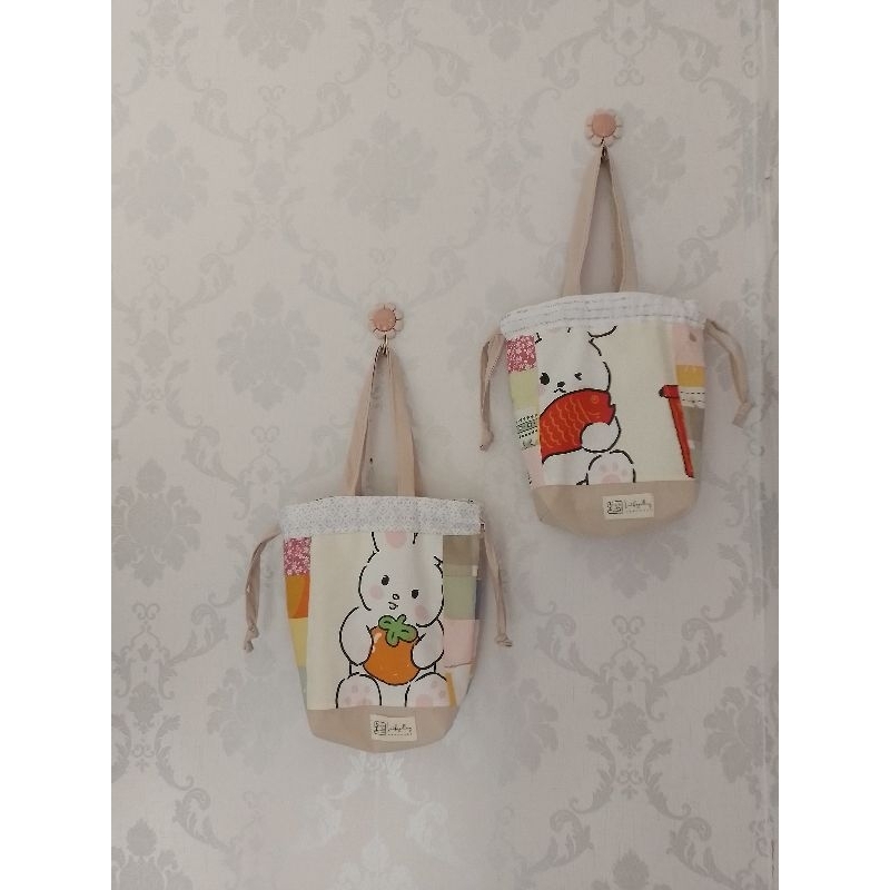 Tas Serut Kain Perca Lucu