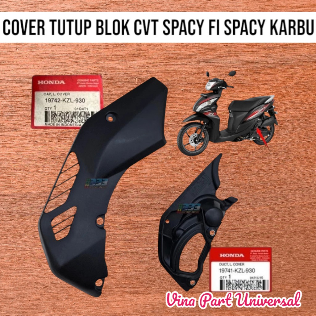 cover tutup blok cvt spacy fi spacy karbu 19741KZL930 19742KZL930