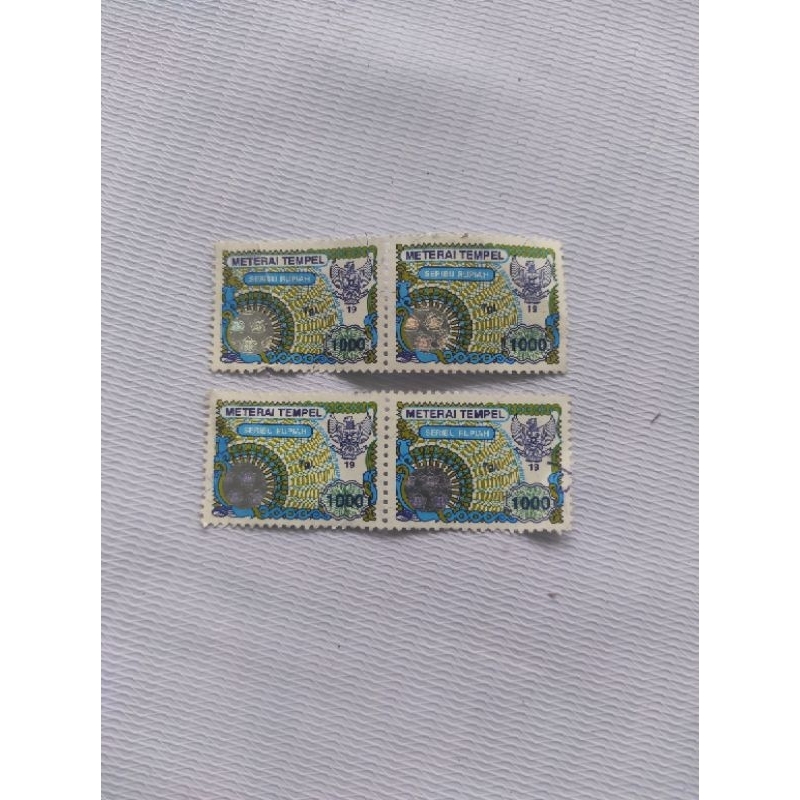 

Meterai 1000 Asli Tahun 1995 - 1999