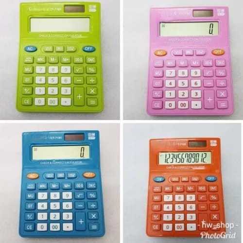 

Kalkulator SDC 719 Warna Kalkulator 12 Digit CT