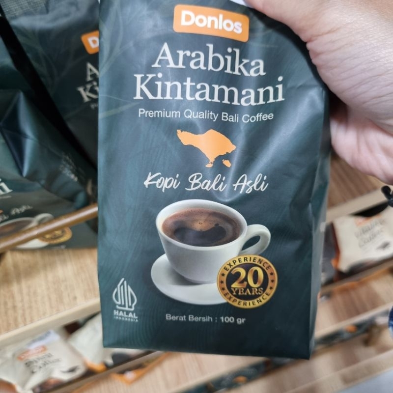

DONLOS KOPI BUBUK ARABIKA KINTAMANI 100gr. KRISNA OLEH OLEH BALI