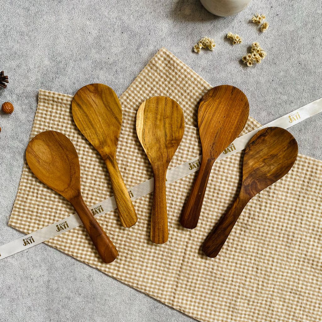 JATIKAYOO – BALANDARI | Centong Kayu Jati Asli | Centong Estetik | Centong Kayu Jati Food Grade