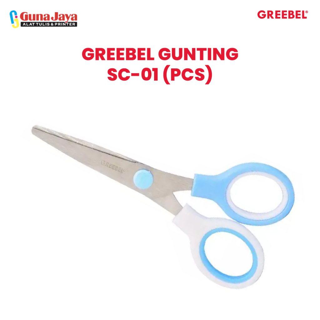 

GREEBEL GUNTING SC-01 / Gunting Kertas / Gunting Sekolah / Gunting Pastel Lucu