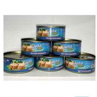 

TUNA DELTA FOODS KALENG 165G EXP 28/10/2026