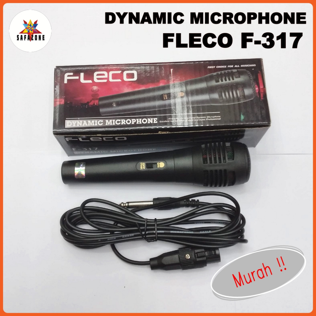 Mic Dynamic Microphone karaoke Fleco F317