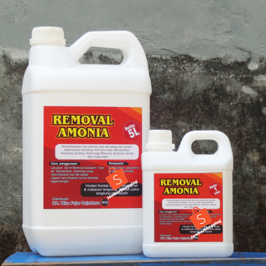 Removal Amonia Basmi & Menghilangkan Bau Amoniak Kandang Broiler Ayam Anjing Hewan Lainnya