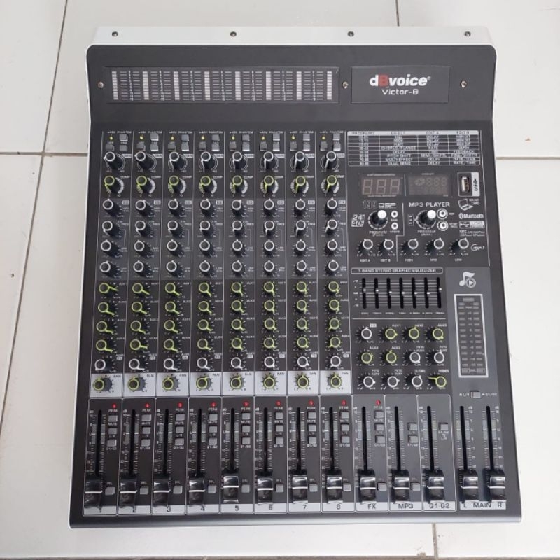 mixer 8 channel DB Voice Victor 8 original mixer audio 8 channel