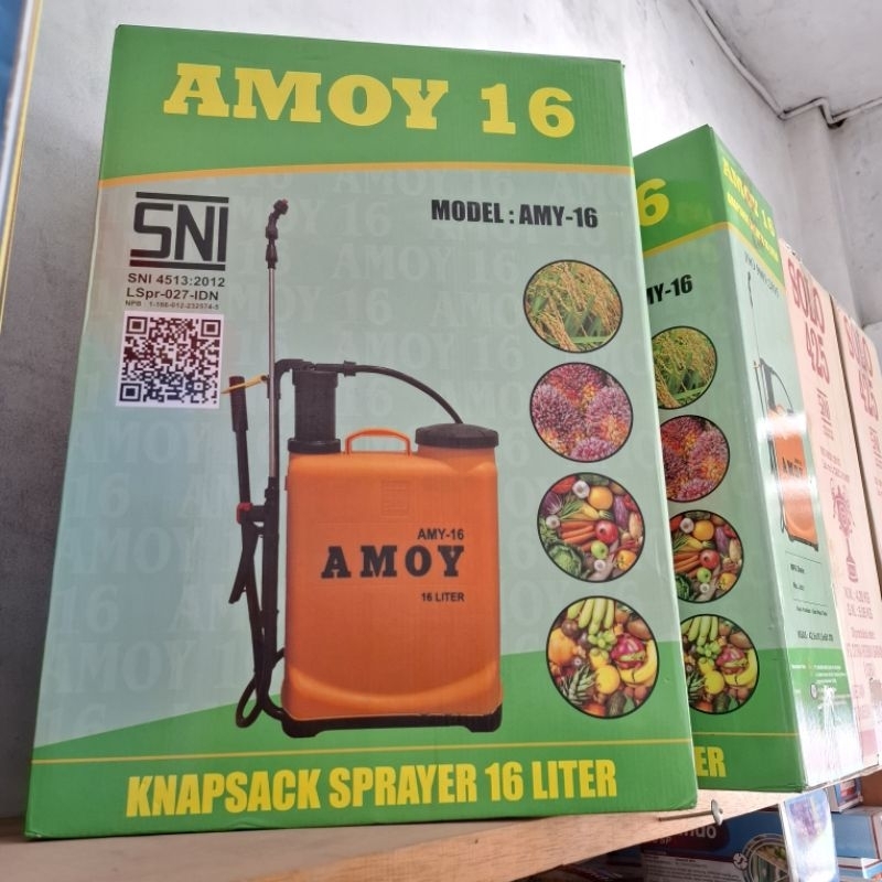 Tangki Semprot Pertanian Perkebunan Amoy 16 (16 Liter) Manual