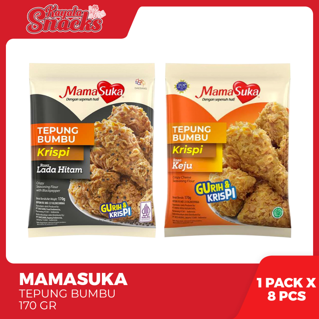 

MAMASUKA Tepung Bumbu 170 gr - 1 Pcs