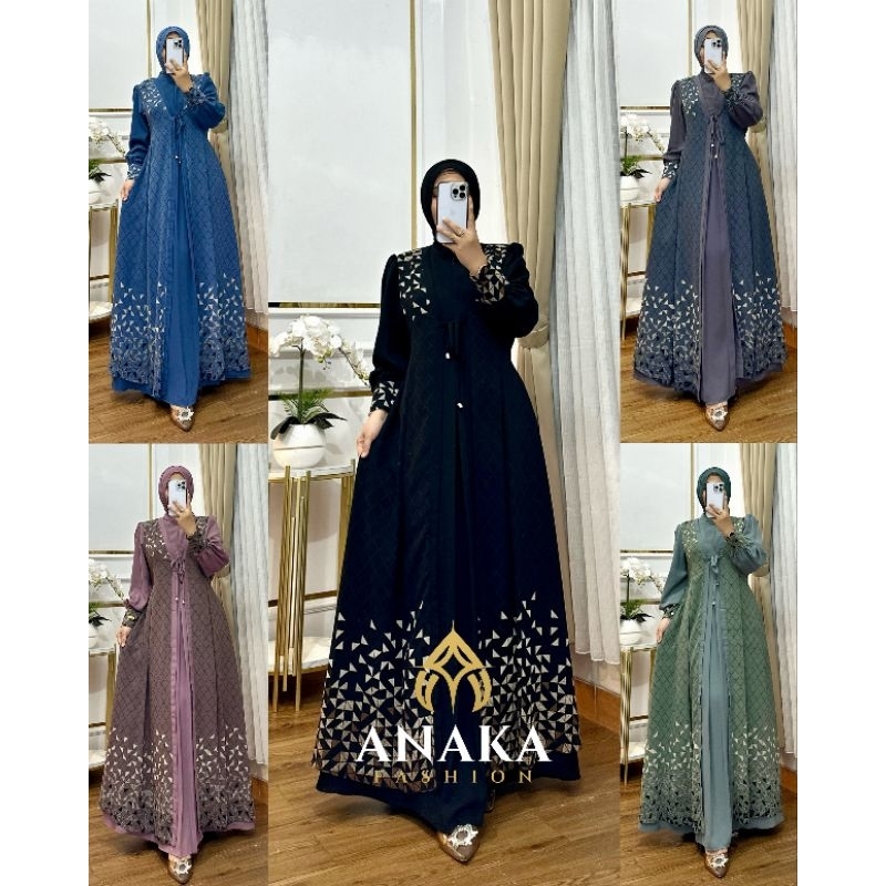 Anaka- Gamis dewasa terbaru // gamis Anaka terbaru // gamis lebaran