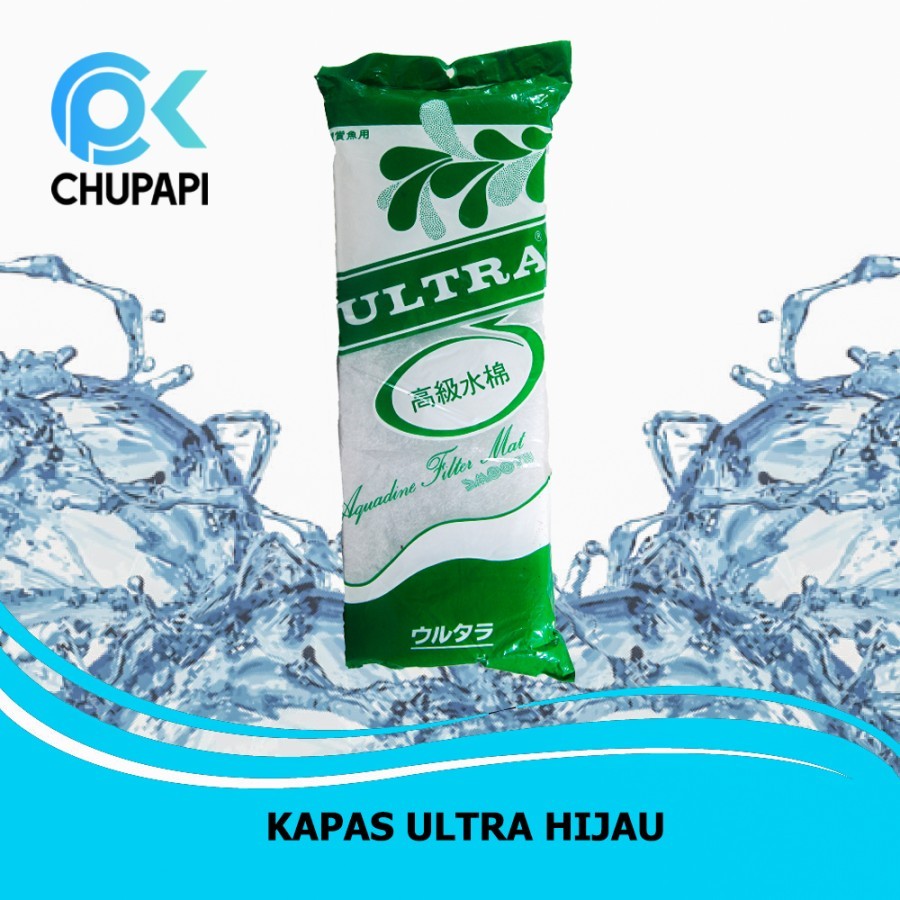 Kapas Ultra Hijau Dakron Busa Filter Aquarium