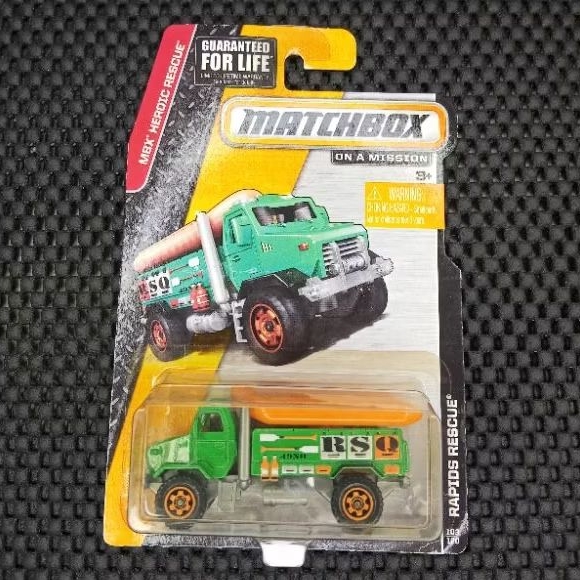 MATCHBOX ON A MISSION RAPIDS RESCUE HIJAU