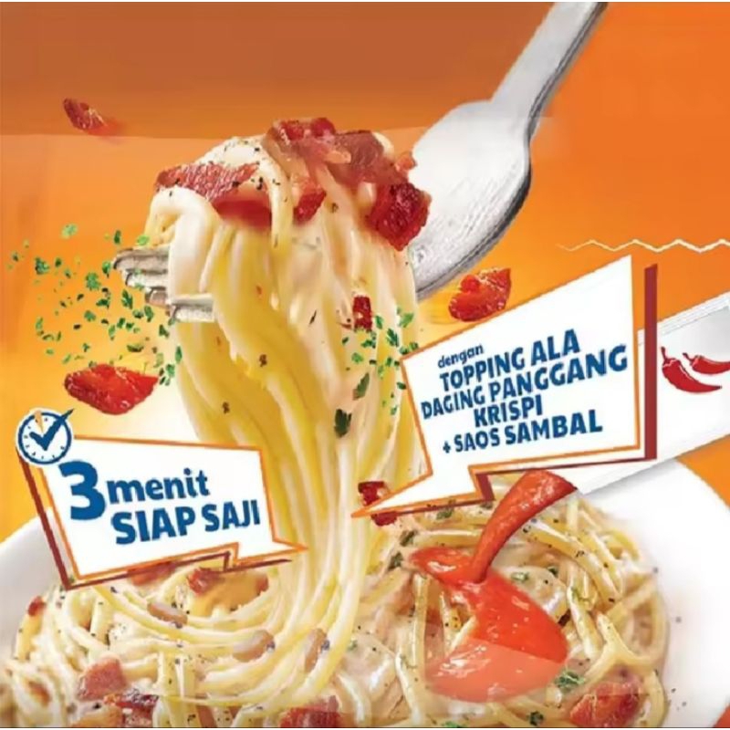 

paket hemat wow spageti creamy carbonara 20pcs