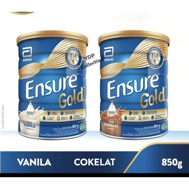 

ENSURE GOLD VANILA 800 GR / ENSURE GOLD COKLAT 800 GR