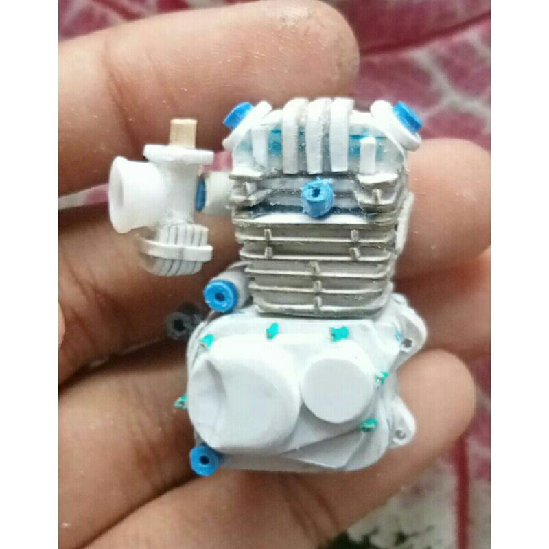 miniatur mesin gl-cb-tiger-mp