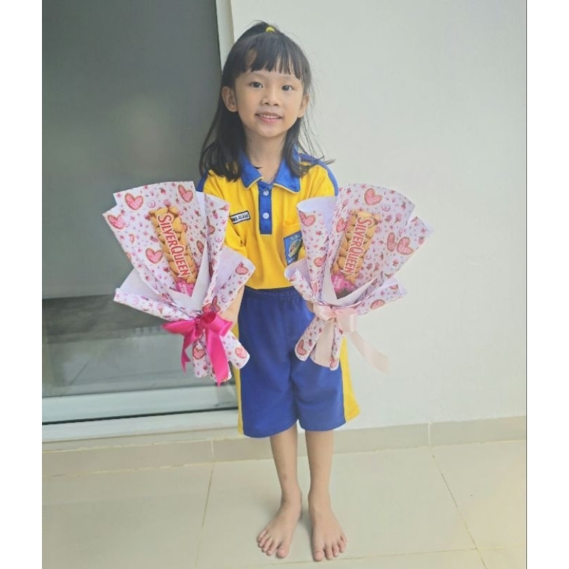 

Paket Buket Coklat Silver Queen 58gram | Paket Coklat Valentine