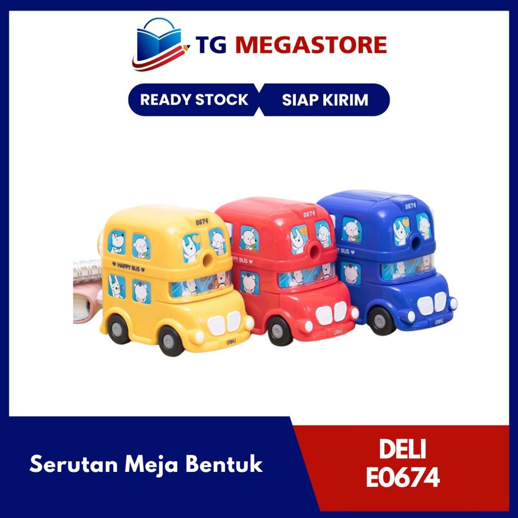 

Serutan Meja Deli Bentuk Bus - E0674