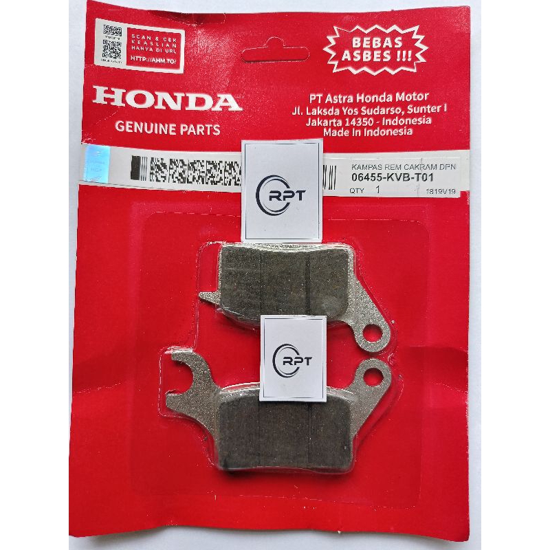 kampas rem depan beat fi beat pop Beat esp Scoopy Vario 125 original