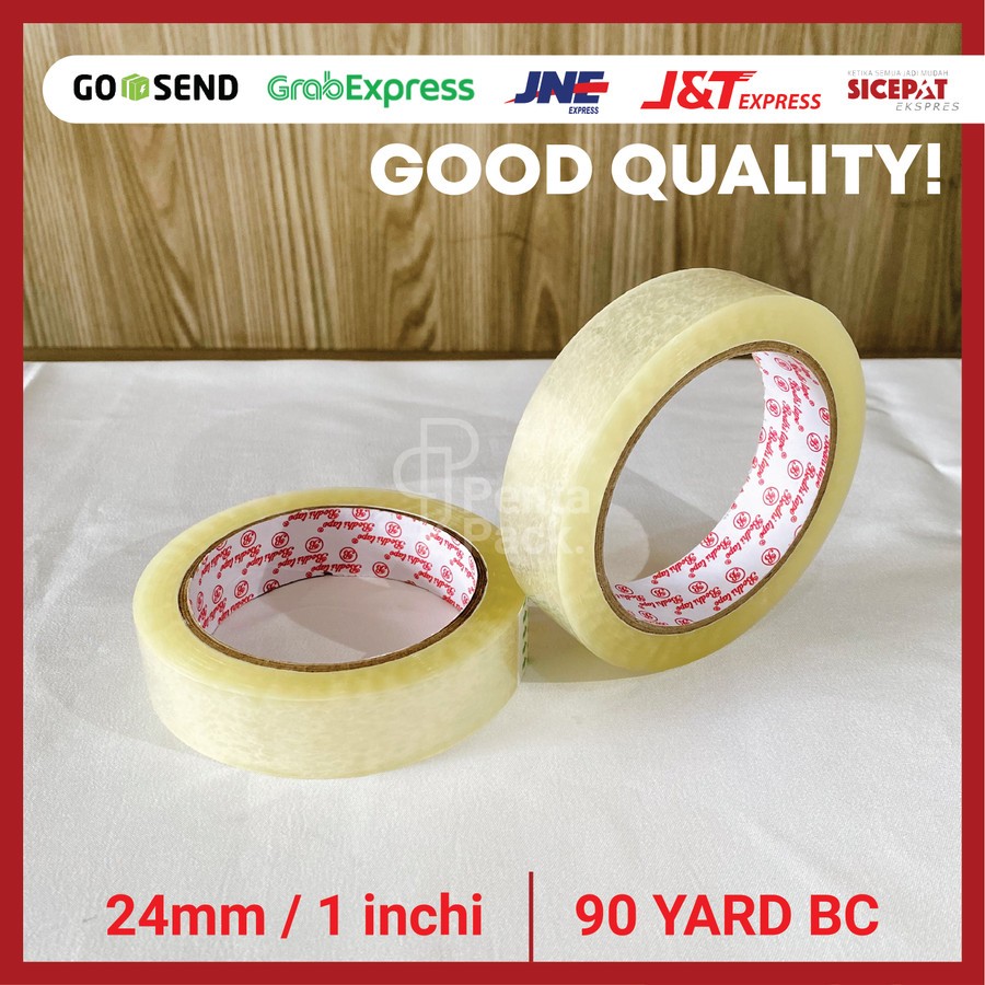 

Lakban Selotip Isolasi - BENING (24 mm/1 inchi X 90 yard) BODHI