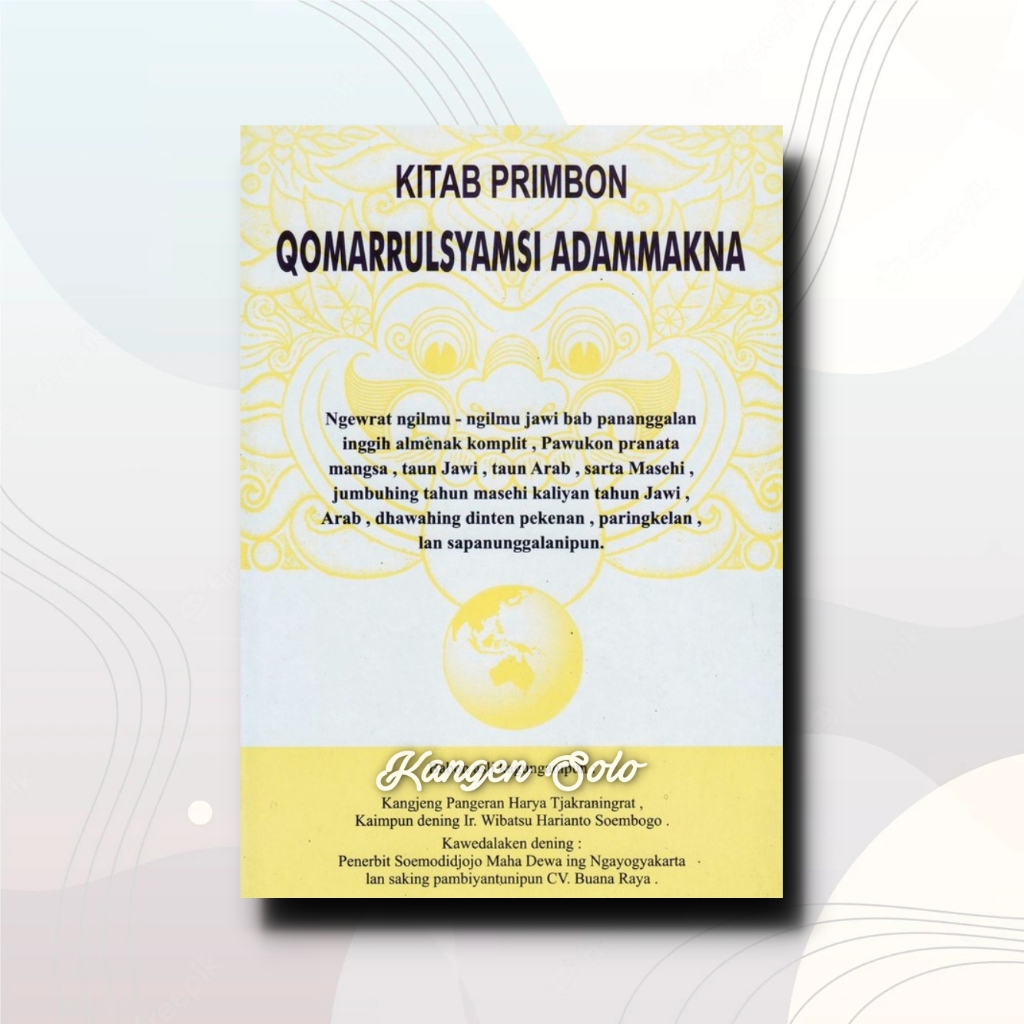 Buku Primbon Qomarrulsyamsi Adammakna