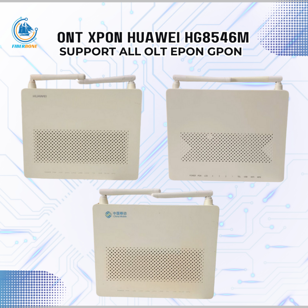 HUAWEI HG8546M ONT XPON  SUPPORT ALL OLT EPON GPON