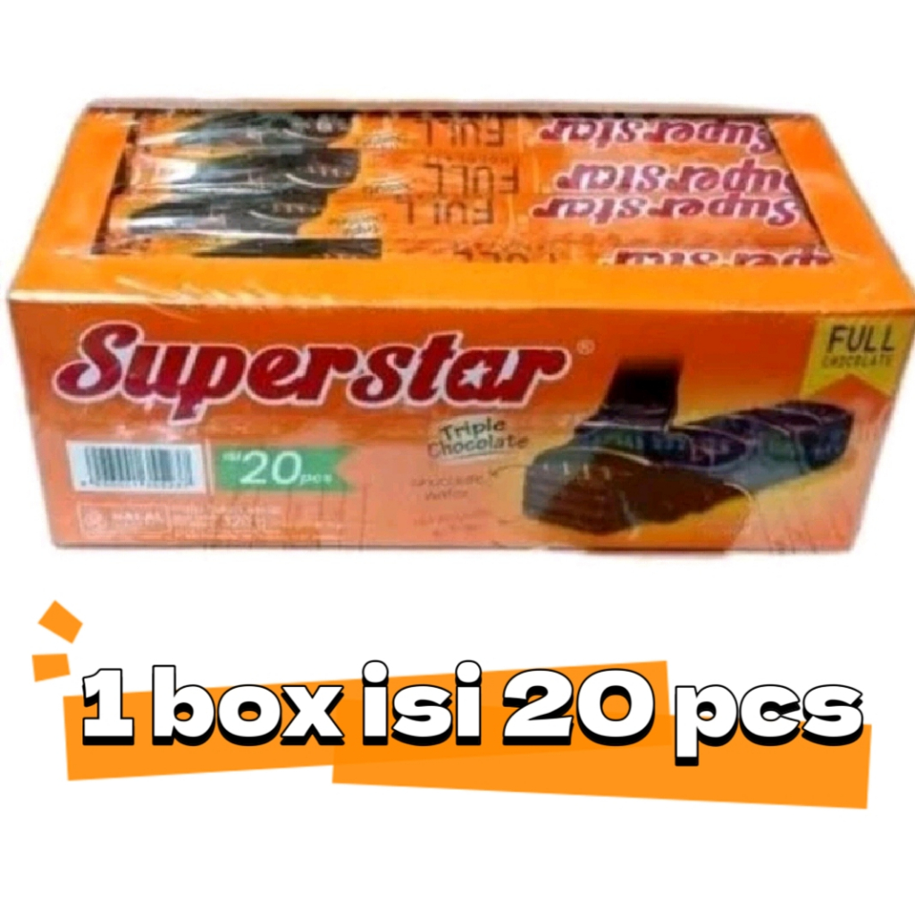 

SUPERSTAR WAFER 1 BOX ISI 20 PCS