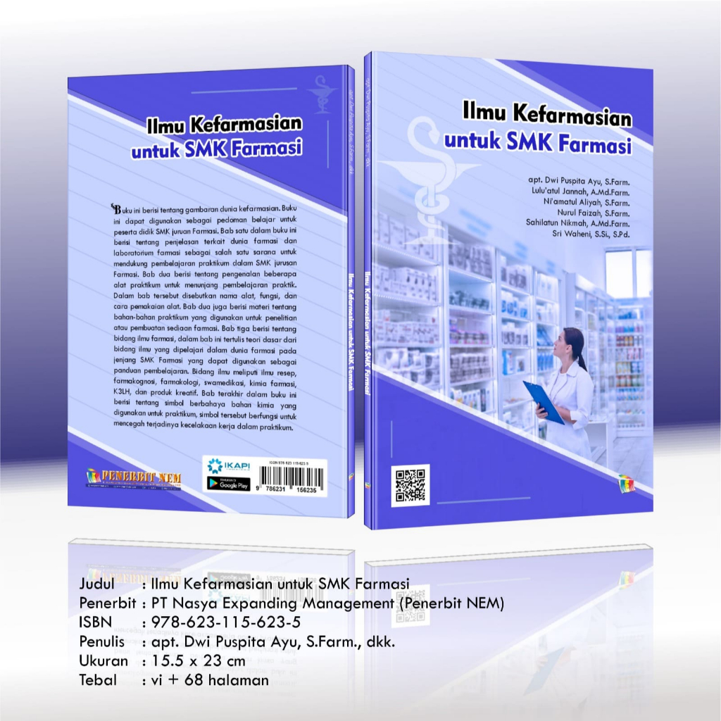 Buku Ilmu Kefarmasian untuk SMK Farmasi