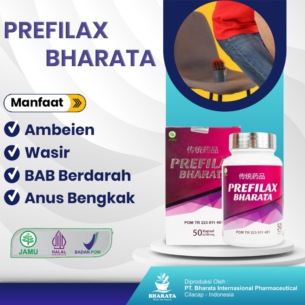 OBAT HERBAL WASIR - FITSULA ANI - AMBEIEN STADIUM 1 SAMPAI 4 - PREFILAX BHARATA