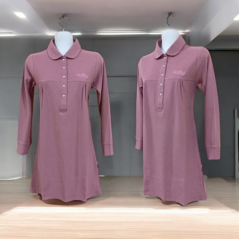 Tunik Polos Uncle West / Tunik Kerut Uncle West / Khusus Warna Dusty Rose