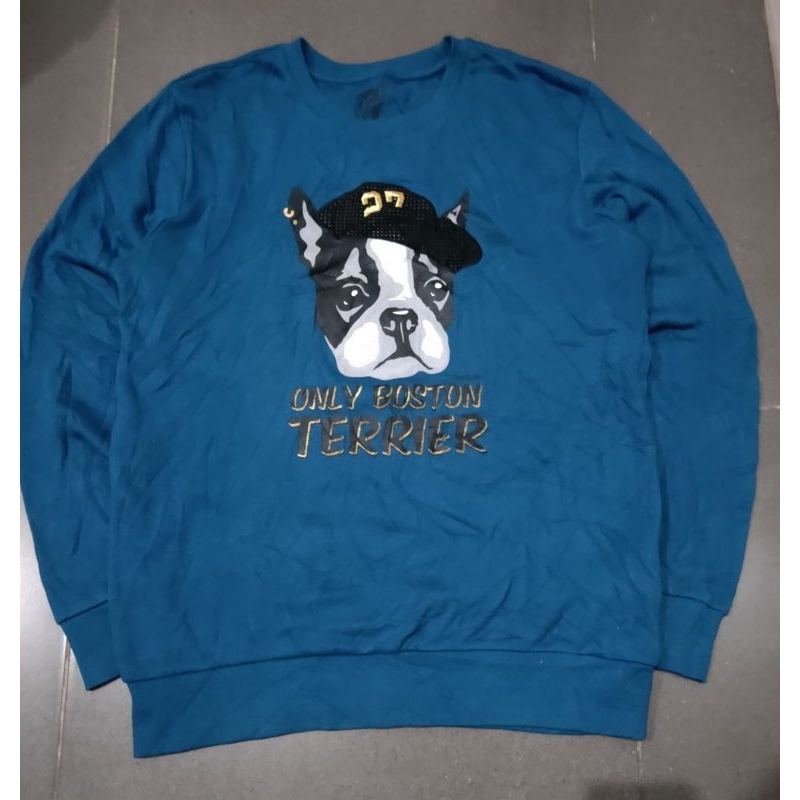 sweater PUGGI Bulldog bordir