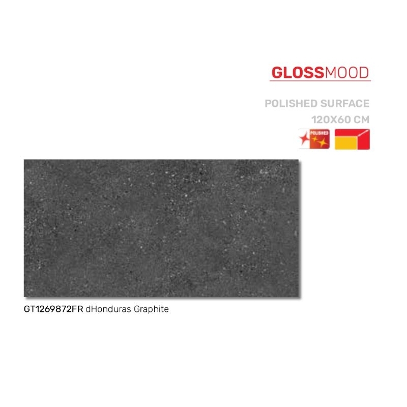 Roman Granit dHonduras 120x60 big slab gloss polished surface granit lantai dinding indoor outdoor