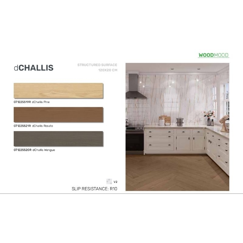 Roman Granit dChallis 120x20 structure surface granit motif kayu untuk lantai indoor outdoor