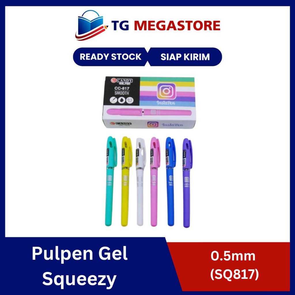 

Pulpen Gel Squeezy Gambar 0.5mm (SQ817)