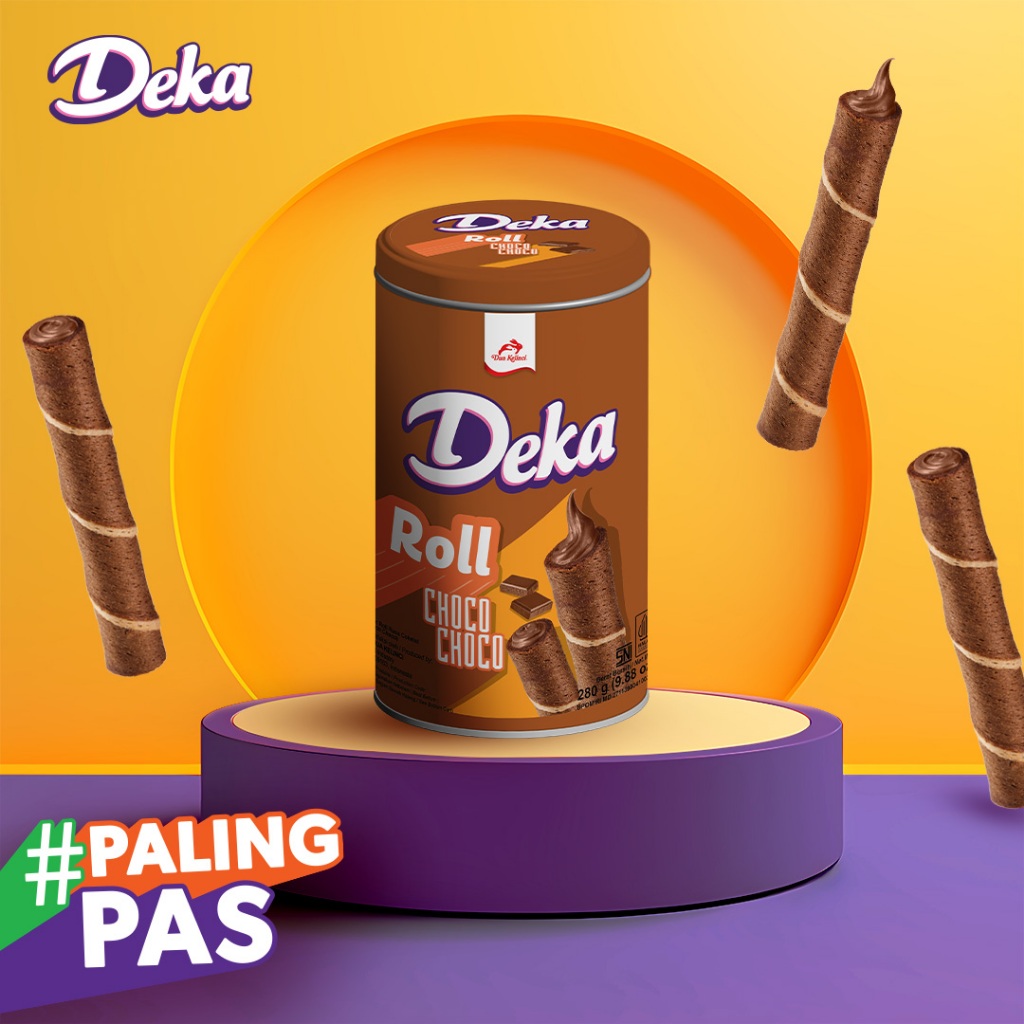 

DEKA Wafer Roll Tin Can - Choco Choco (280g)