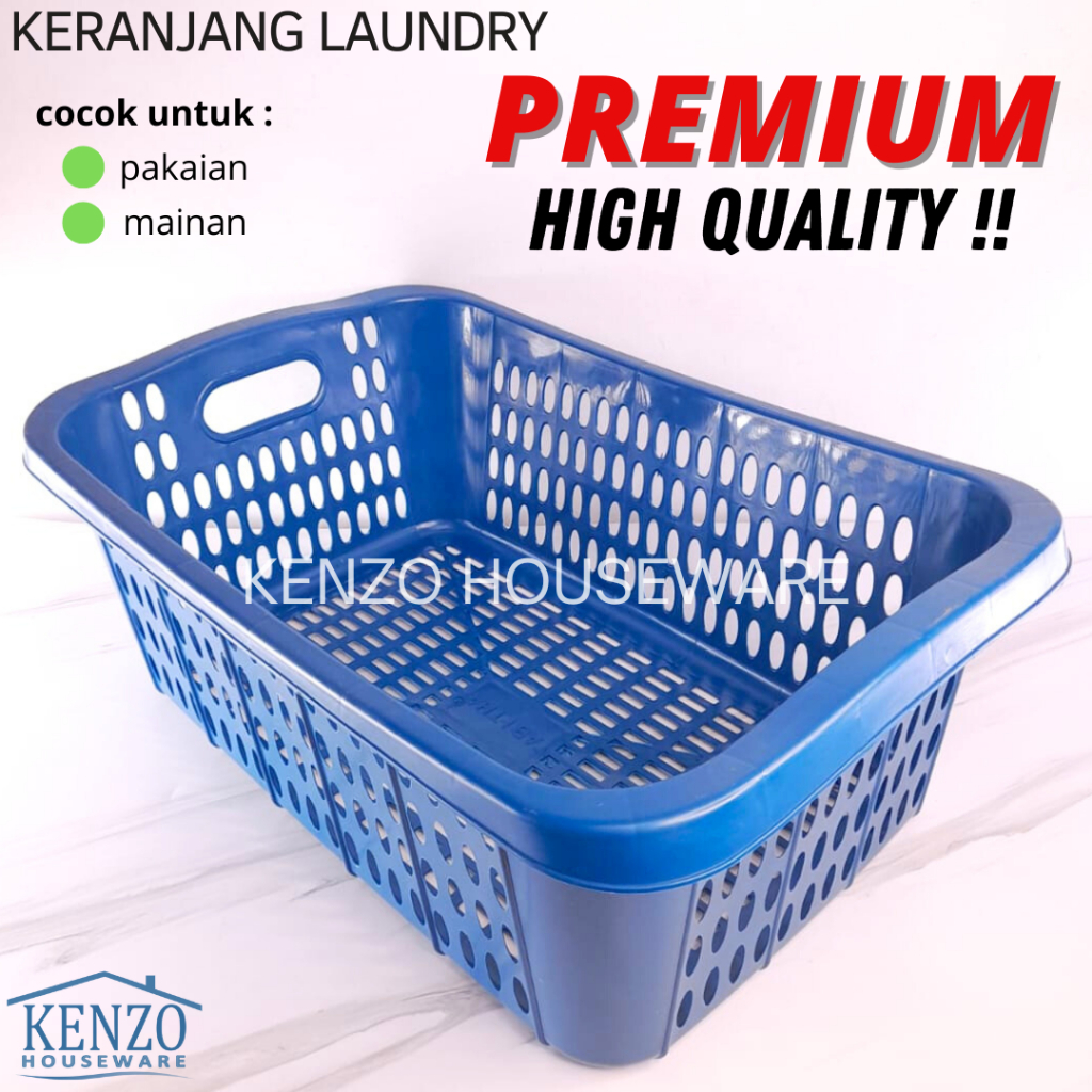 Keranjang Baju Pakaian Segi TABITHA Keranjang Laundry Plastik Besar JUMBO KUAT BERKUALITAS