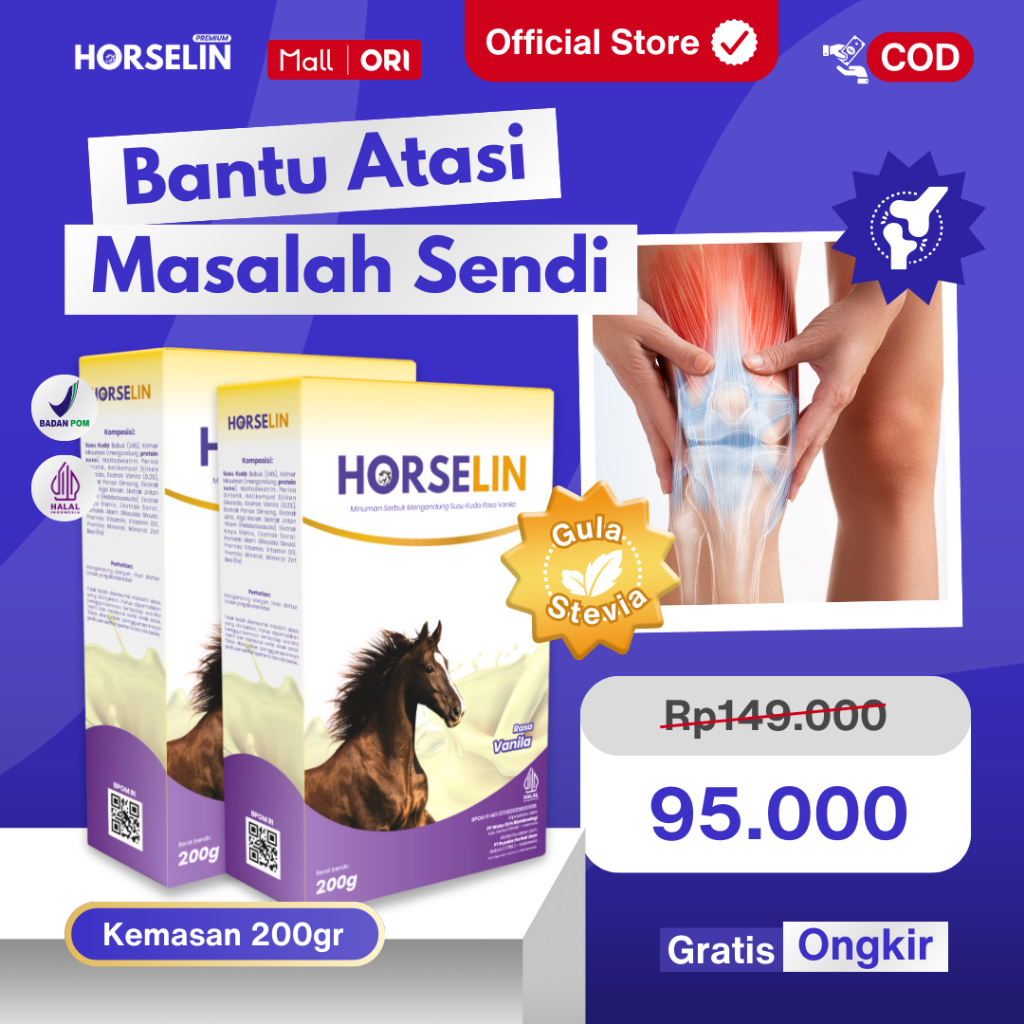 

SUSU HORSELIN 200Gr Susu Kuda Asli Murni 100% Original